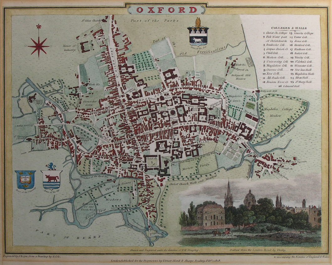 Map of Oxford - Oxford